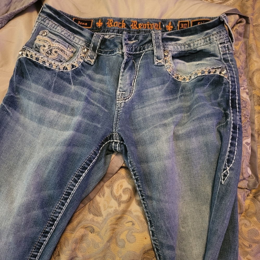 Womens Rock Revival Skinny Jean